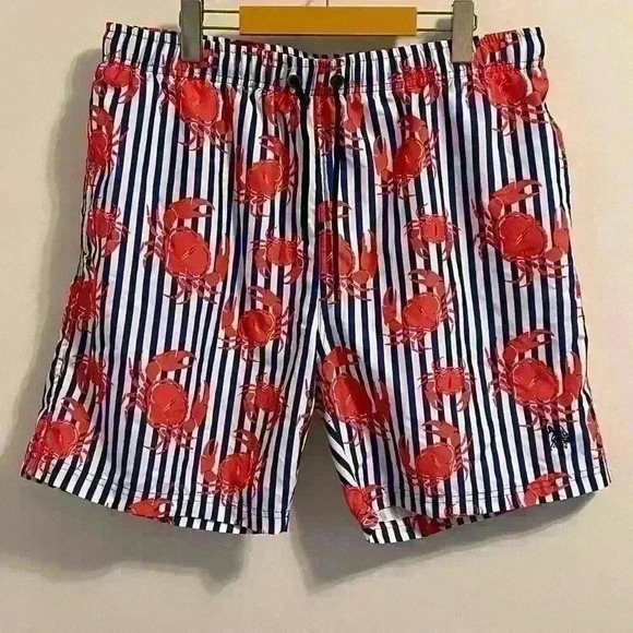 Men’s US Polo Assn crab swim trunks  board shorts lined size XL - Picture 1 of 7